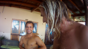 Alejandro Moreda Pre Surf with Peter Mendia