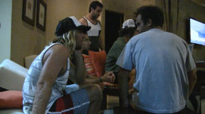 Alejandro with Billabong Camps Crew reviewing Camper Clips